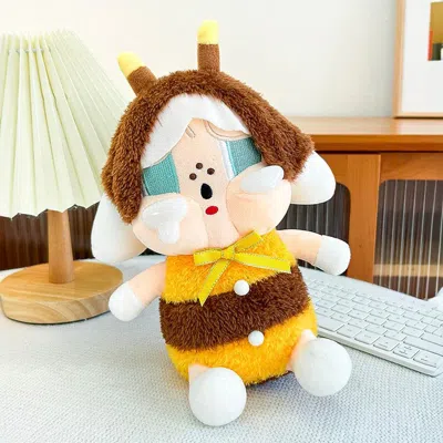Fashnzfab Collectible Cute Character Plush Doll Keychain Bag Charm In Multi
