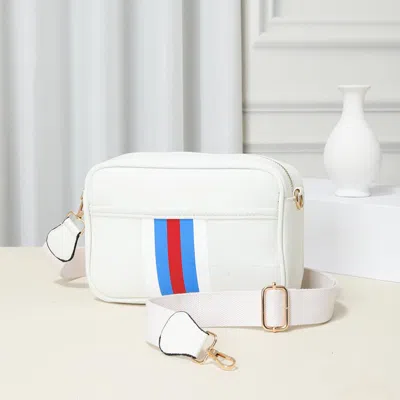 Fashnzfab Color Block Crossbody Bag In Multi