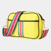 Fashnzfab Color Block Detailed Solid Crossbody Bag In Yellow