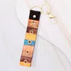 Fashnzfab Color Block Faux Leather Keychain / Bag Charm In Multi