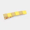 Fashnzfab Color Block Resin Square Alligator Snap Hair Clip In Yellow