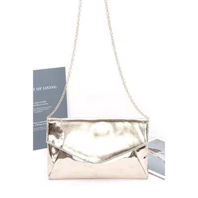 Fashnzfab Color Mirror Envelope Clutch Swing Bag