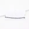Fashnzfab Colored Chain Link Bracelet Gray In Gray