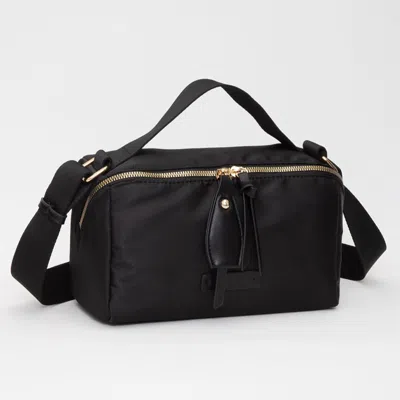 Fashnzfab Compact Lightweight Everyday Crossbody Bag In Black