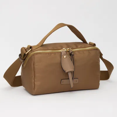 Fashnzfab Compact Lightweight Everyday Crossbody Bag In Brown