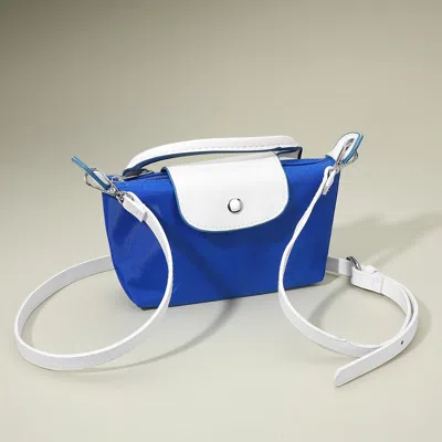 Fashnzfab Compact Two Tone Handbag / Crossbody Bag In Multi