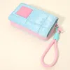 Fashnzfab Compact Zip Around Wristlet Wallet In Blue