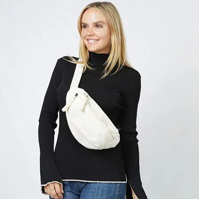 Fashnzfab Corduroy Sling Bag / Belt Bag In Multi