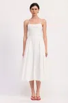 Fashnzfab Corset Bustier Midi A Line Dress