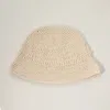 Fashnzfab Crochet Knit Bucket Hat In Green