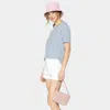 Fashnzfab Crocodile Patterned Tote Bag In Pink