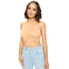 Fashnzfab Crop Halter Top In Multi