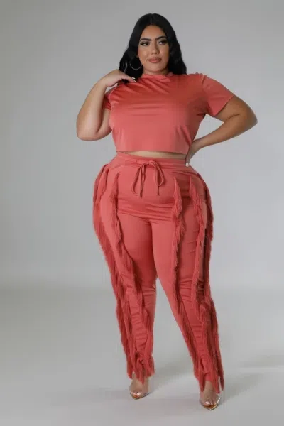 Fashnzfab Crop Top Two-piece Set In Multi