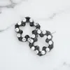 Fashnzfab Crystal Flower Stud Earrings - Black, Clear, Jet Black In Black