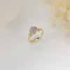 Fashnzfab Crystal Gemstone Ring (adjustable) In Green