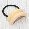Fashnzfab Curved Resin Accent Hairband In Metallic