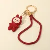 Fashnzfab Cute Sparkling Doll Rhinestone Phone Strap / Keychain / Bag Charm In Multi