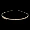 Fashnzfab Cz Stone Paved Bow Pointed Headband In Gold