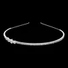 Fashnzfab Cz Stone Paved Bow Pointed Headband In Silver