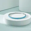 Fashnzfab Dainty Zirconia Bracelet In Multi