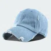 Fashnzfab Solid Vintage Baseball Cap In Blue