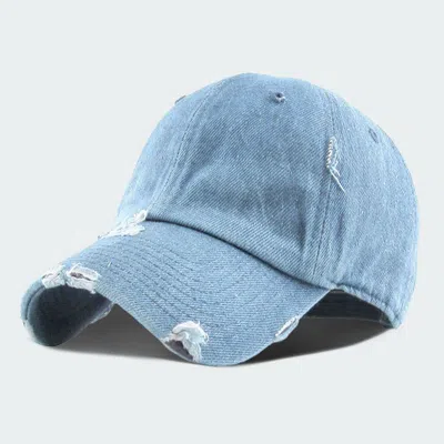 FASHNZFAB DENIM VINTAGE BASEBALL CAP