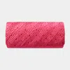 Fashnzfab Diagonal Line Detailed Bling Evening Clutch / Crossbody Bag In Pink