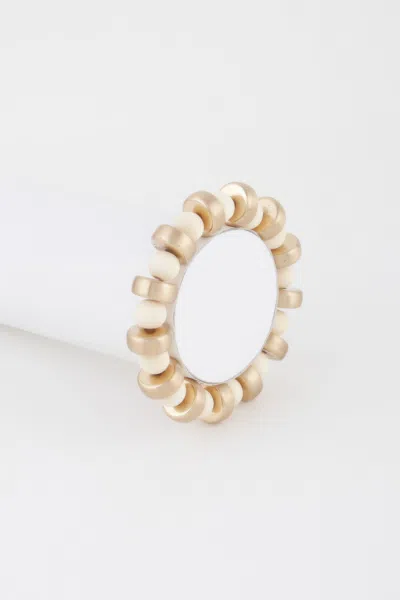 Fashnzfab Double Beaded Bracelet In Multi