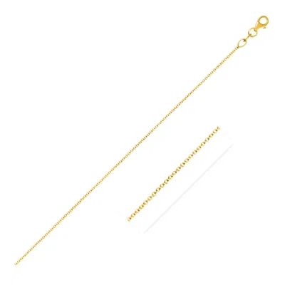 Fashnzfab Double Extendable Cable Chain In 14k Yellow Gold (1.00 Mm)