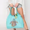 Fashnzfab Dream Catcher Rope Nylon Tote Bag In Green