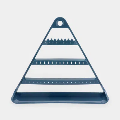 Fashnzfab Earring Display Stand In Blue