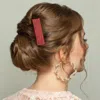 Fashnzfab Embellished Rhinestone Pave Hair Comb In Red