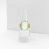 Fashnzfab Emerald Cut Stone Adjustable Ring In Multi