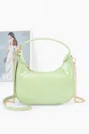 Fashnzfab Enamel Hobo Bag In Multi
