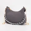 Fashnzfab Fabric Hobo Bag / Crossbody Bag In Gray