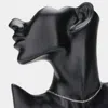 Fashnzfab Faceted Stone Jelly Strap Choker Necklace In Multi