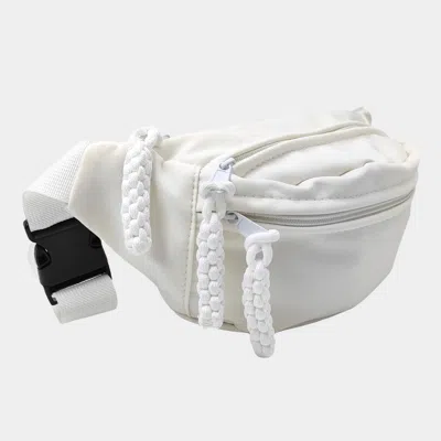 Fashnzfab Fanny Pack Chest Bag In White