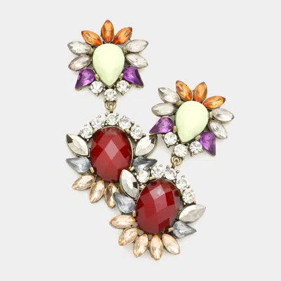Fashnzfab Fashion Earrings In Pink