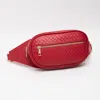 Fashnzfab Faux Braided Leather Mini Sling Bag In Red