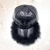 Fashnzfab Faux Feather Trimmed Hologram Baseball Cap In Black