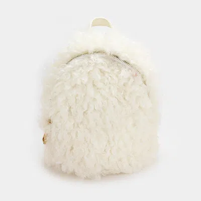Fashnzfab Kids' Faux Fur Backpack Bag In Multi