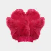 Fashnzfab Faux Fur Mitten Gloves In Pink