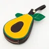 Fashnzfab Faux Leather Avocado Keychain / Bag Charm / Coin Purse In Multi
