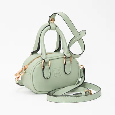 Fashnzfab Faux Leather Bag Charm / Mini Bag / Crossbody Bag In Green