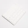 Fashnzfab Faux Leather Basket Weave Card Holder Wallet In White