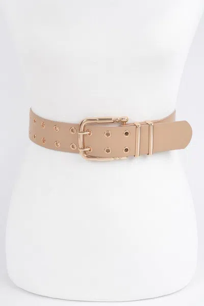 Fashnzfab Faux Leather Belt In Brown