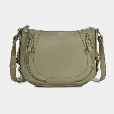 Fashnzfab Faux Leather Compact Crossbody Bag In Multi