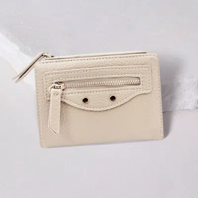 Fashnzfab Faux Leather Compact Wallet In Multi