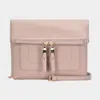 Fashnzfab Faux Leather Crossbody Bag In Pink