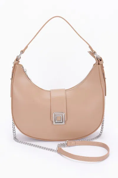 Fashnzfab Faux Leather Hobo Bag In Green